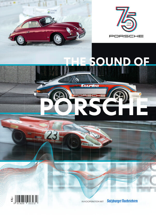 Magazin "The Sound of Porsche. 75 Jahre Porsche"