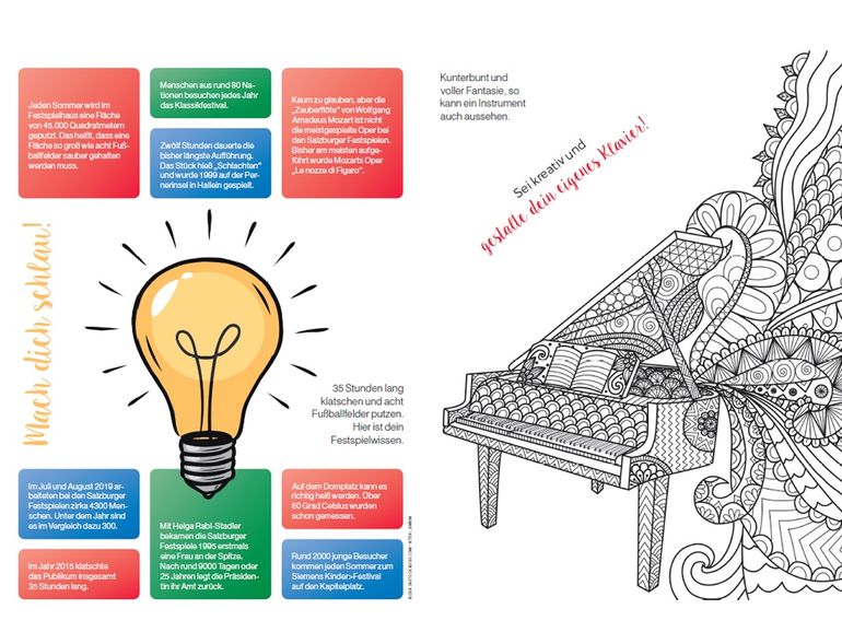 Seite aus dem Workbook "Fest gespielt"!   Bild: SN/SN