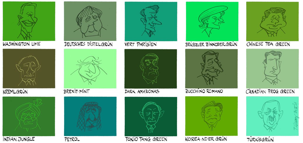 Fifteen Shades of Green