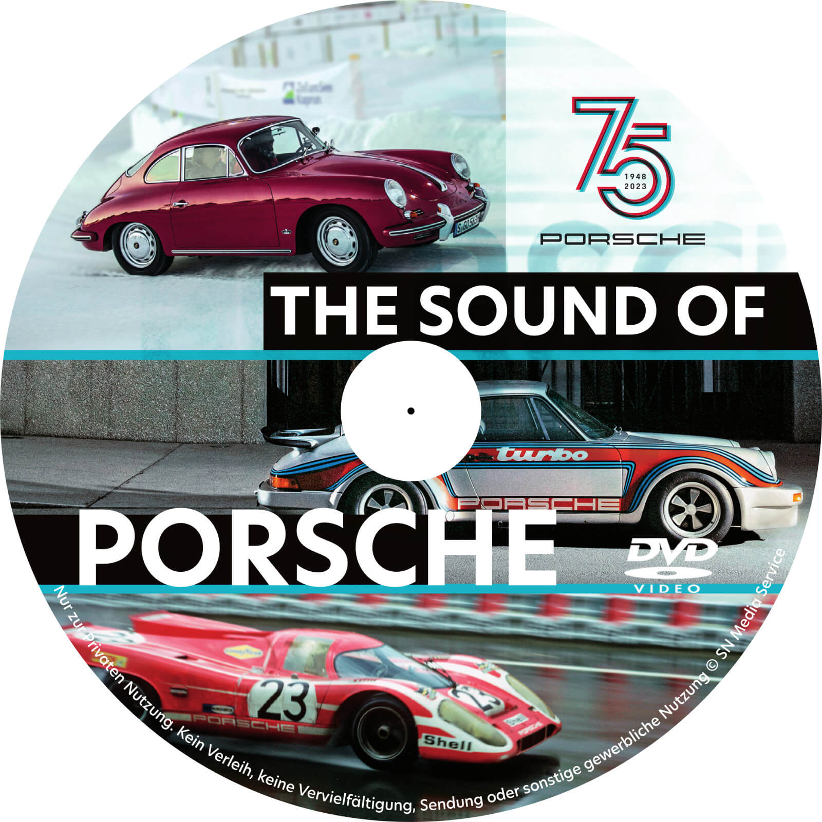 The Sound of Porsche. 75 Jahre Porsche - englische DVD