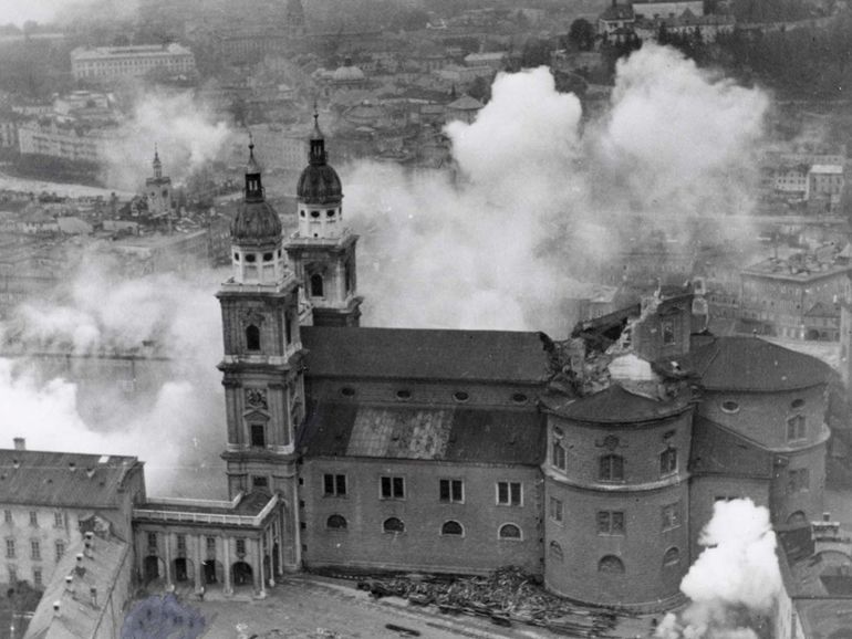 Der Wiederaufbau nach dem Krieg 1945 war eine zentrale Herausforderung für die Bevölkerung. Bild: SN/Fotosammlung Aes/J. Kral