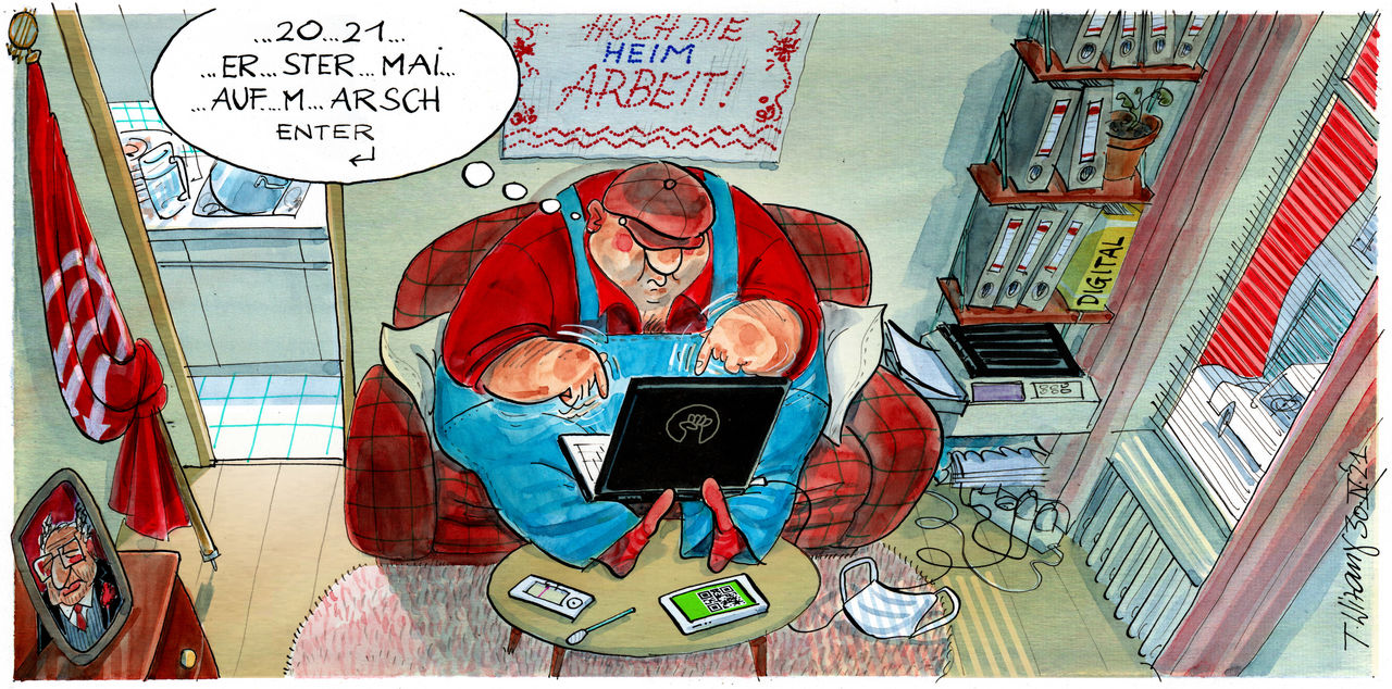 Online-Aufmarsch
