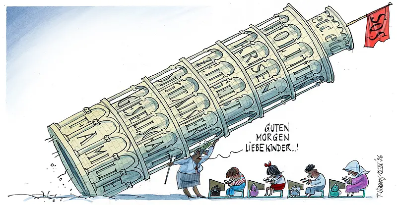 Schräglage ...